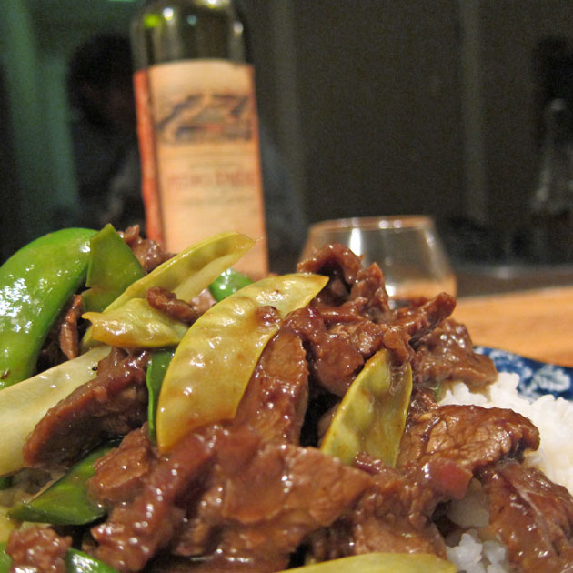 Beef with Snow Peas IV
